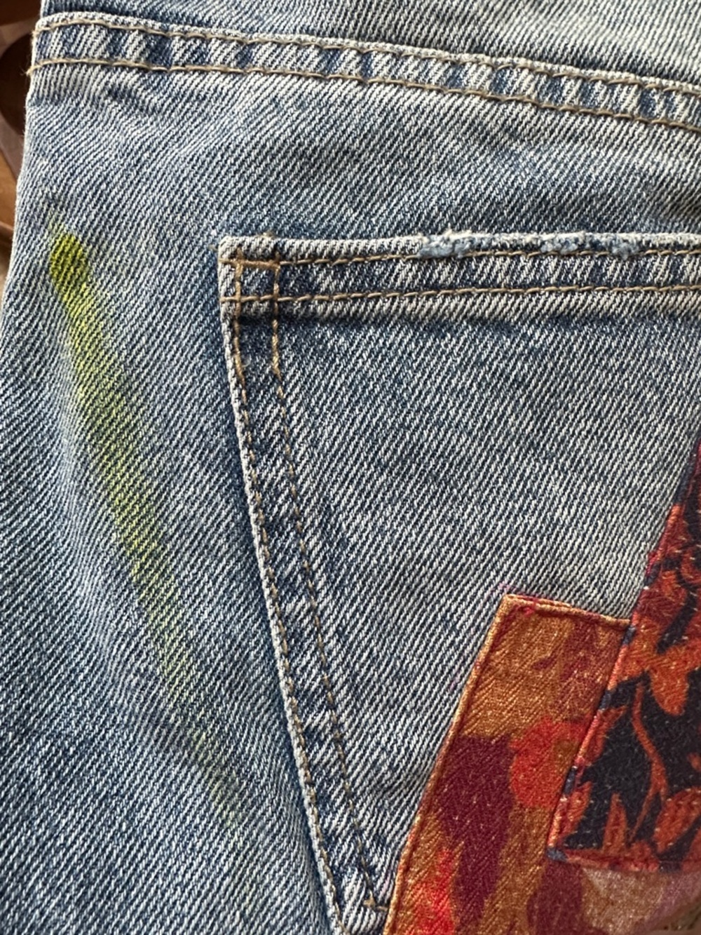 We The Free Patchwork (Free People) Patchwork Flare Jeans - Picture 16 of 16